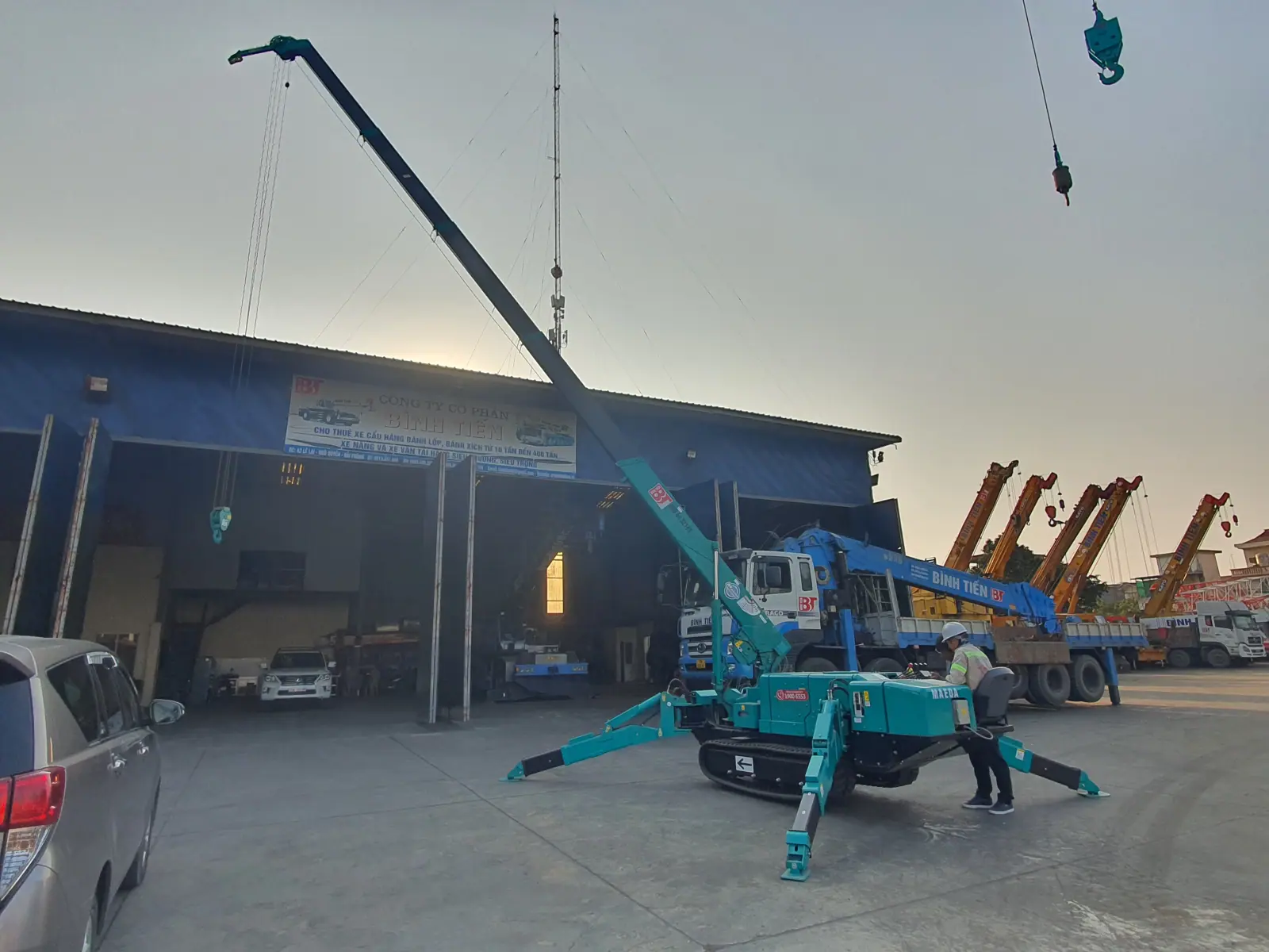 Spider crane rental – 3